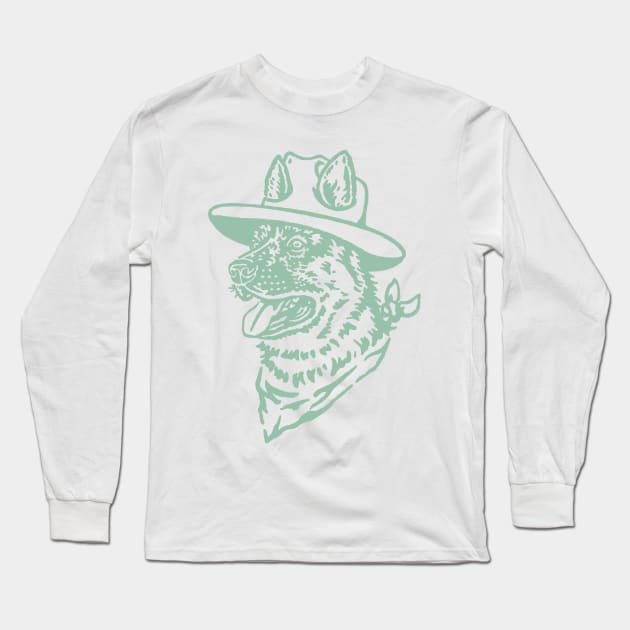 shepherd cowdog Long Sleeve T-Shirt by Iambolders